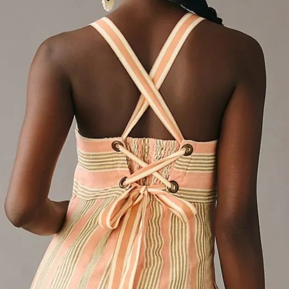 NWT | Anthropologie Maeve Tie-Back A-Line Dress | Size 8 - Picture 4 of 8